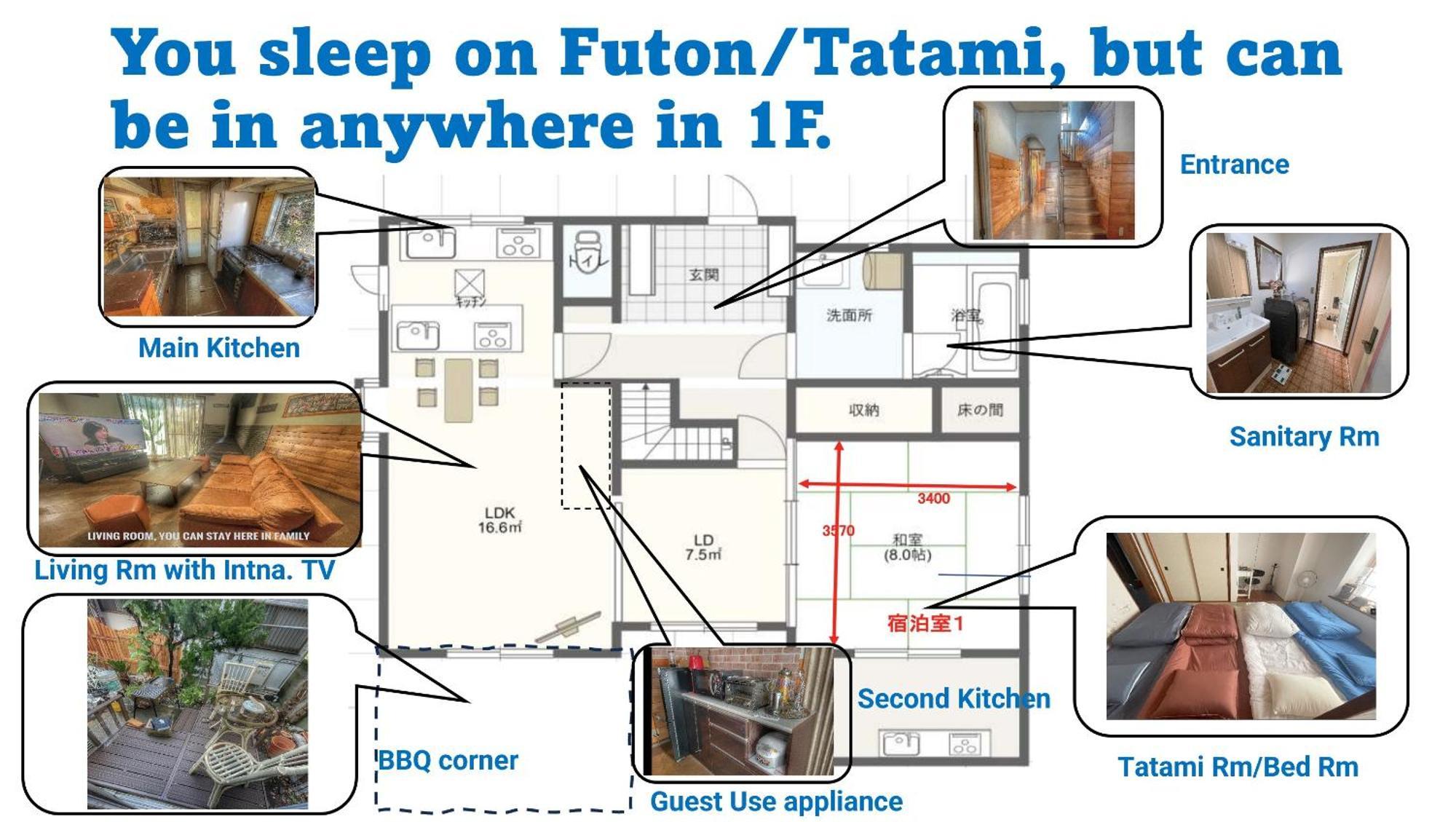 Tokyo Downtown Tatami House: Multinational TV & BBQ Corner Hotel Exterior photo